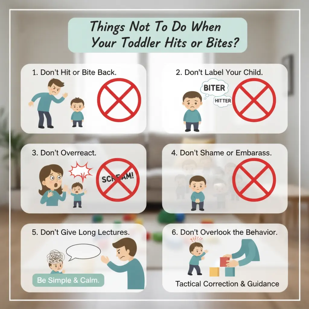things not to do with your toddler