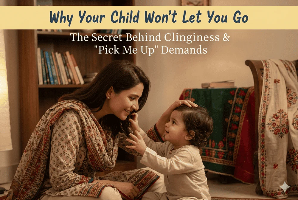 Why Your Child Won’t Let You Go – The Secret Behind Clinginess & “Pick Me Up” Demands