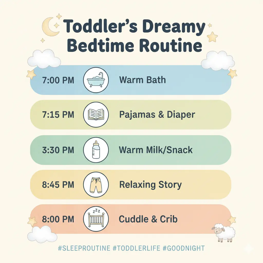 Toddler's Dreamy Bedtime Routine