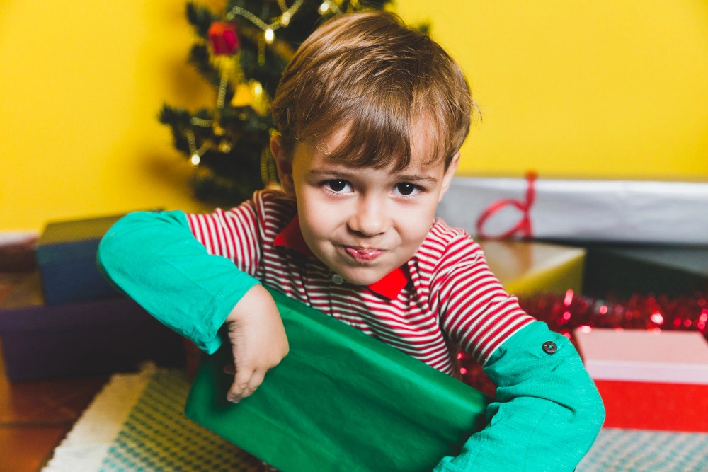 toddler playing with is toys