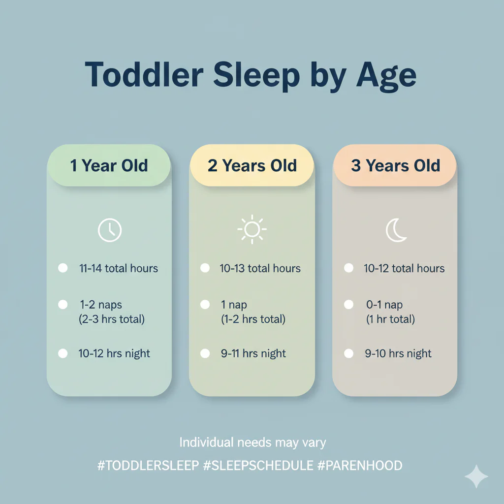 toddler sleep by age