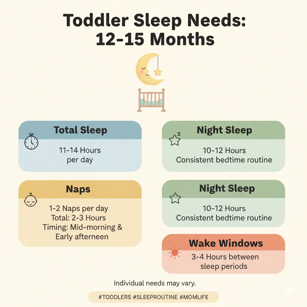 toddler sleep need 12to15hrs