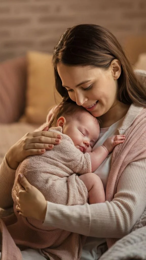 Mother have attachment with her baby