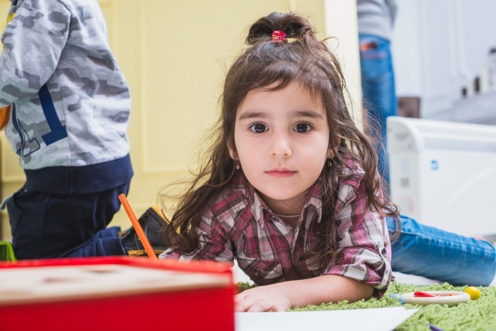 Preschool-aged child experiencing strong emotions