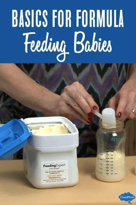 Preparing baby formula for feeding