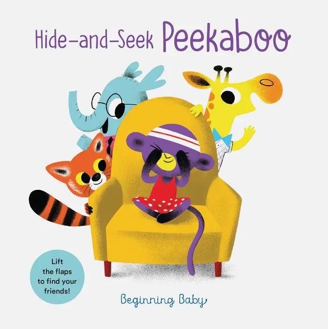 Kids playing like games Hide and Seek Peekaboo