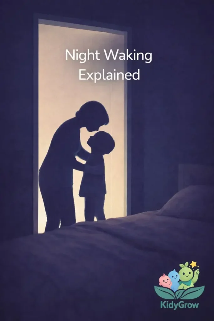 Children's sleep problems: Why do some children wake up several times at night? 4 mother stopping her kids from night walking