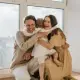 Aisha with her family