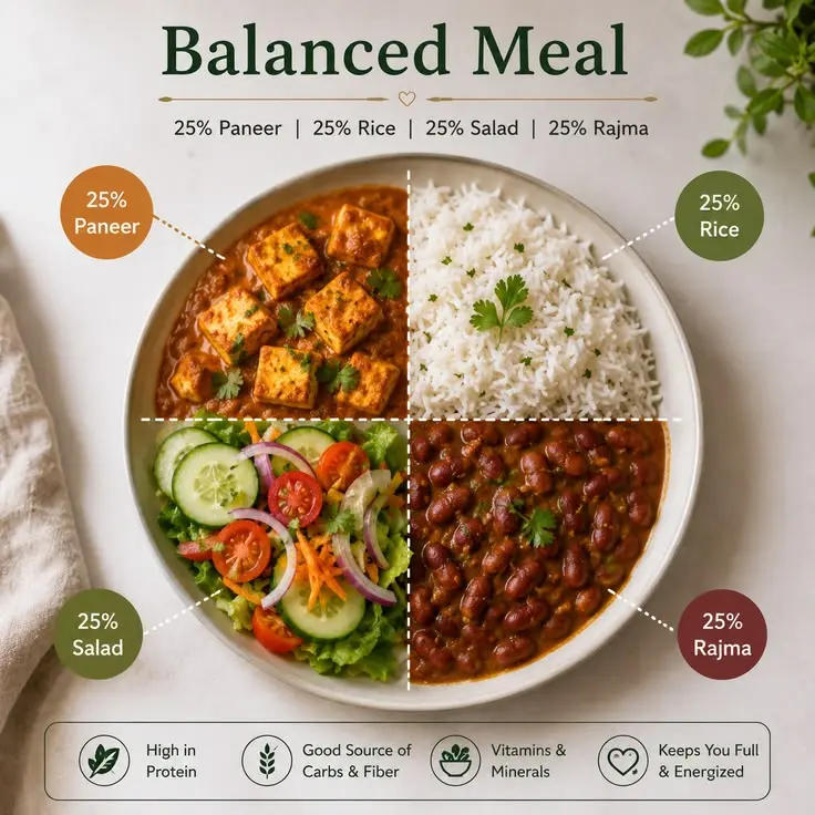 A balanced plate does not have to be complicated — the basics of Pakistani cuisine cover most nutritional needs beautifully.