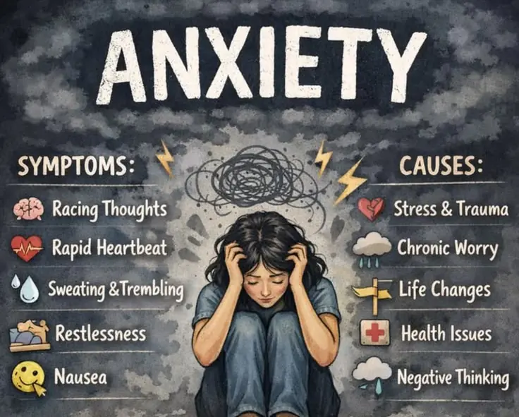 Symptoms and Causes of Anxiety in new moms