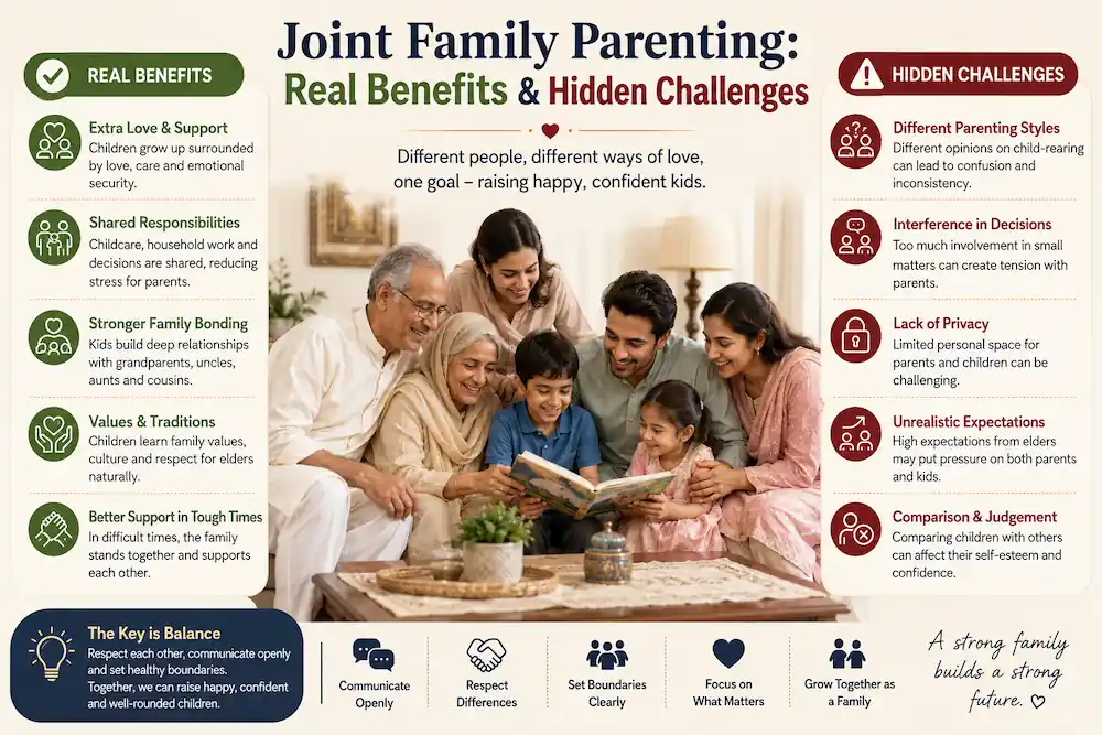 Joint family parenting benefits and challenges in Pakistan