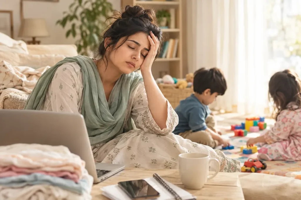 Parents Feel Emotionally Exhausted